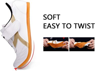 Взуття для тхеквондо Dilwe: дихаючі кросівки для кікбоксингу, тай-чі, конфу, для дорослих та дітей (34 розмір, довжина устілки 22 см)