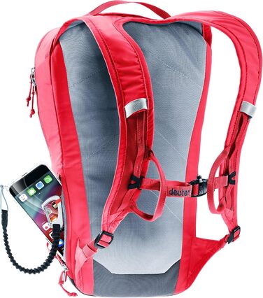 Рюкзак для скелелазіння Deuter Gravity Pitch 12 л, гібіскус-графіт
