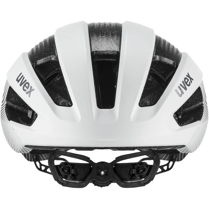 Жіночий велосипедний шолом uvex rise cc Women's Edition, біло-сірий, розмір 56-59 см, індивідуальне регулювання, вентиляція