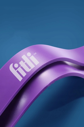 Набір фітнес-резинок Fitli, 4 шт., опір 2-39 кг, довжина 208 см