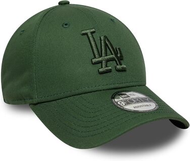 Кепка New Era 9Forty Snapback Los Angeles Dodgers — Регульована бейсболка з вигнутим візерунком MLB, один розмір
