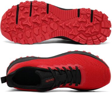 Кросівки для бігу та занять спортом Frysen: біг, теніс, фітнес, повсякденне носіння. Легкі, дихаючі, червоні. Розмір 37 EU