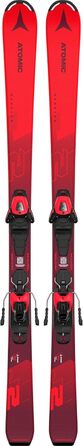 Гірські лижі ATOMIC REDSTER J2 130-150 см для дітей з кріпленнями L 6 GW 23/24, червоні