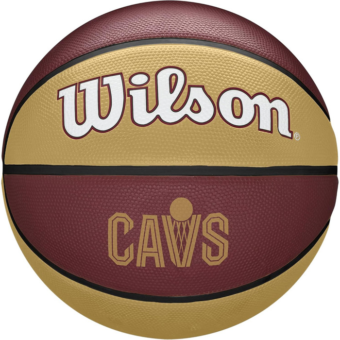 Баскетбольний м'яч Wilson NBA Team Tribute, розмір 7, коричневий