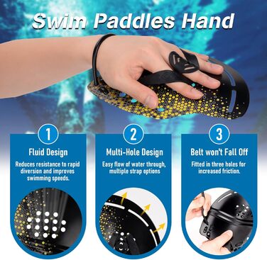 Плавці для плавання Profi, вигнуті, гідродинамічний дизайн, регульовані ремінці, для силових тренувань, жовті