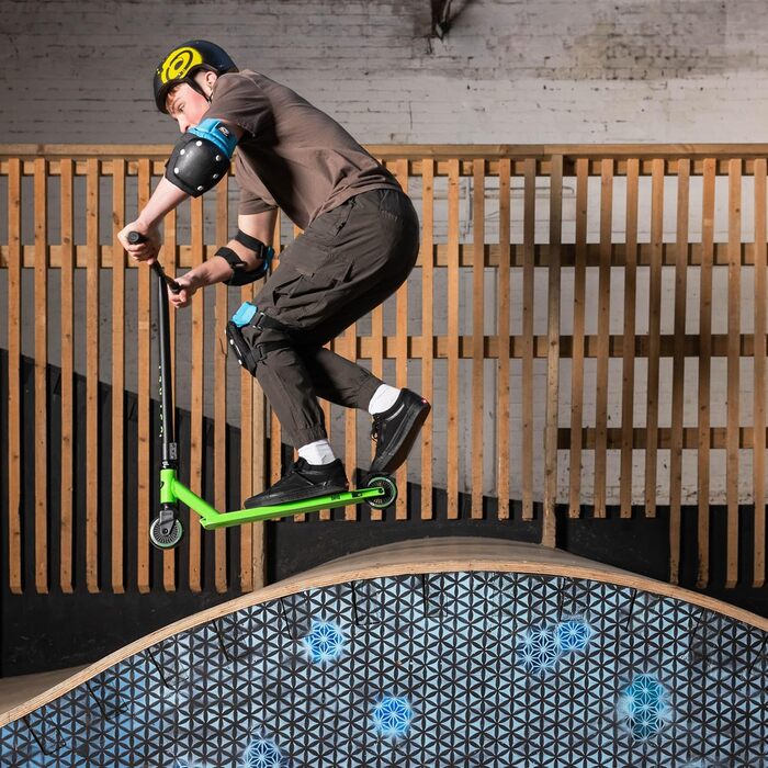 Самокат трюковий Osprey Stunt Pro 360: для дітей, підлітків та дорослих, з підшипниками ABEC 5, зелений