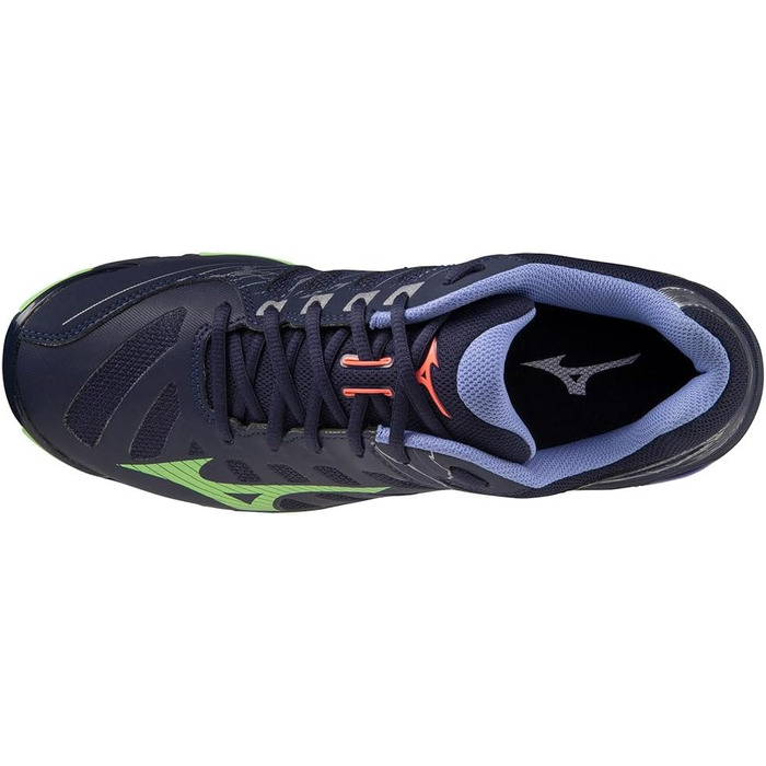 Волейбольне взуття Mizuno Wave Voltage - чорно-біле, 42 EU, Eveblue Techgreen Iolite