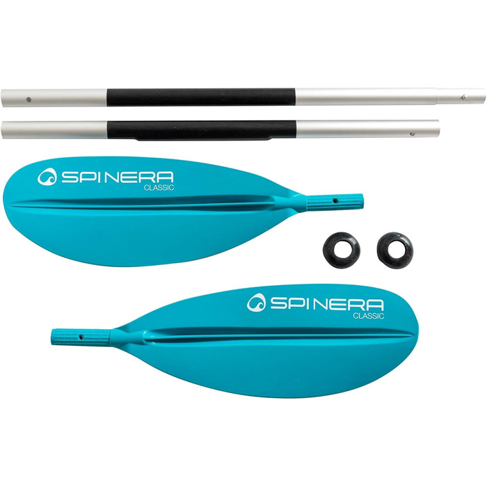 Весло для каяка SPINERA Classic, алюмінієве, 4 секції, 230 см