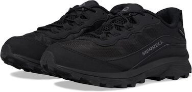 Дитячі трекінгові черевики Merrell Moab Speed Low WTRPF - чорний (10.5 Wide Little Kid)