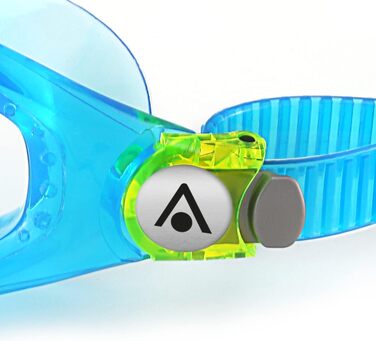 Дитяча плавальна маска Aqua Sphere Seal Kid 2 з прозорими лінзами, бірюзова