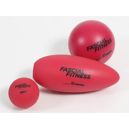 Набір м'ячів для фасціального масажу TOGU Fascial Fitness, червоний, розміри XS, S, M