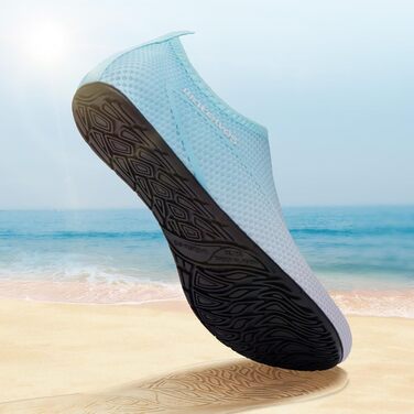 Водні черевики для плавання та відпочинку на пляжі WateLves: чоловічі та жіночі, швидко сохнуть, дихаючі, унісекс, розміри 34-47 EU, кольори: світло-зелений, блакитно-сірий