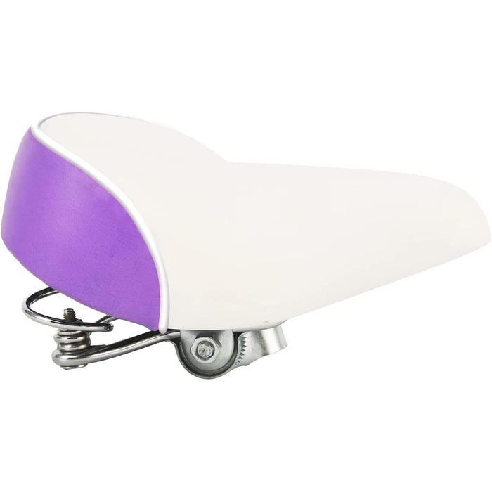 Дитячий велосипедний сідло EIRONA – широкий та комфортний, для дівчаток 12-20 дюймів, MTB та шосе, 22.2 мм підсідельник (фіолетовий)