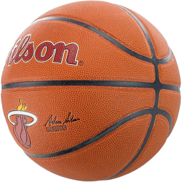 Wilson баскетбольний м'яч NBA Team Miami Heat, розмір 7, композитний, унісекс