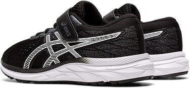 Дитячі кросівки для бігу ASICS Pre Excite 7 PS, чорно-білі, розмір EU 30