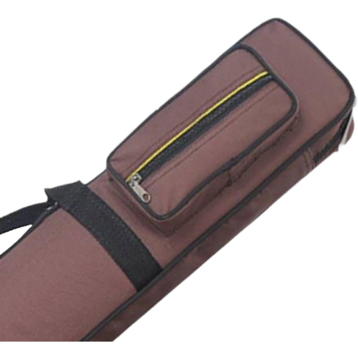 Чохол для кия Billard, захисний, для 1/2 кия, з ручкою, зносостійкий, колір кавовий