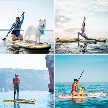 Надувна SUP-дошка 10'6'' з комплектом для каяка, повний набір для дорослих: весло, сидіння, рюкзак, аксесуари