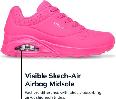 Кросівки жіночі Skechers UNO Night Shades Hot Pink 40 EU Durabuck