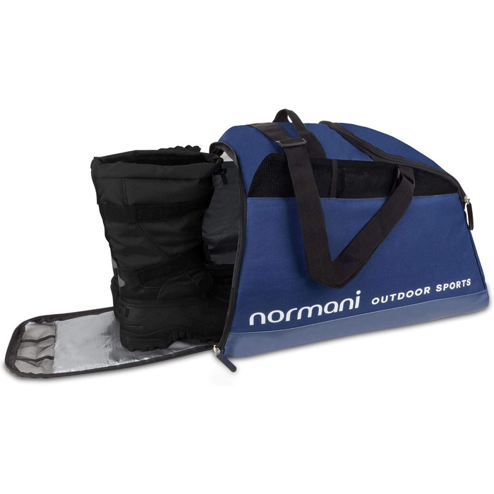 Сумка для лижних черевиків normani Mountain DEPO 45 л з відділенням для шолома, для хард/софтбутів або роликів, темно-синя