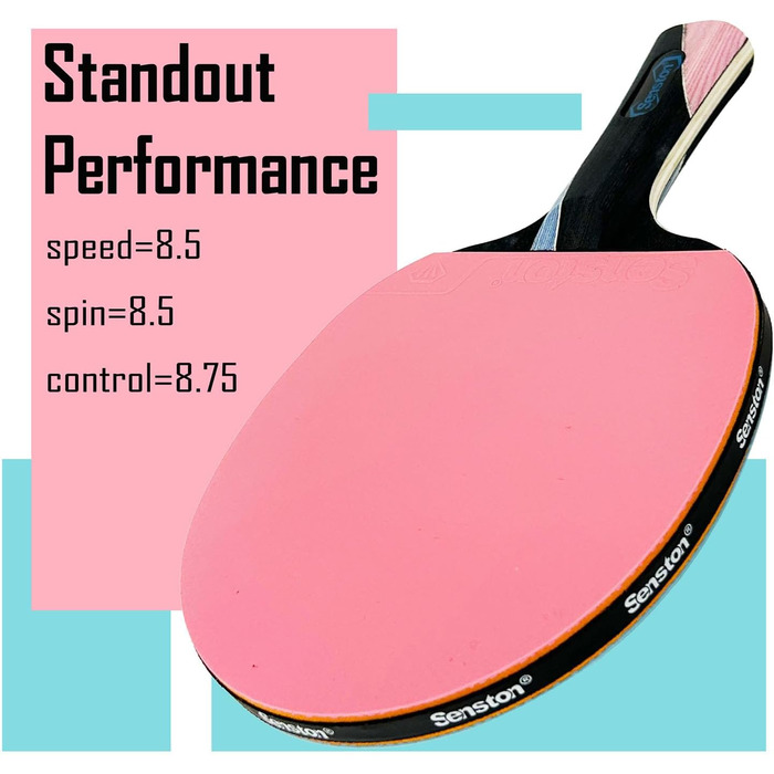 Набір для настільного тенісу Senston: ракетки та м'ячі S7 для професійної гри та розваг