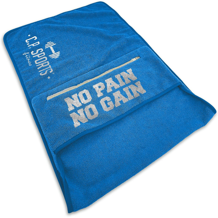 Рушник для фітнесу C.P. Sports: мікрофібра, фіксація, кишеня, для занять у спортзалі, тренувань, м'який, великий, для жінок та чоловіків, 5 кольорів