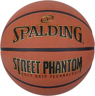 Баскетбольний м'яч Spalding Street Phantom, розмір 7, помаранчевий, для вулиці, гума