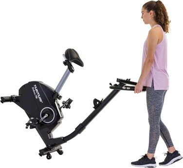 Велотренажер Tunturi FitCycle 70i/50i з LCD-дисплеєм, 32 рівнями навантаження, додатками Zwift та Tunturi Routes, сенсором пульсу, для дому, до 150 кг