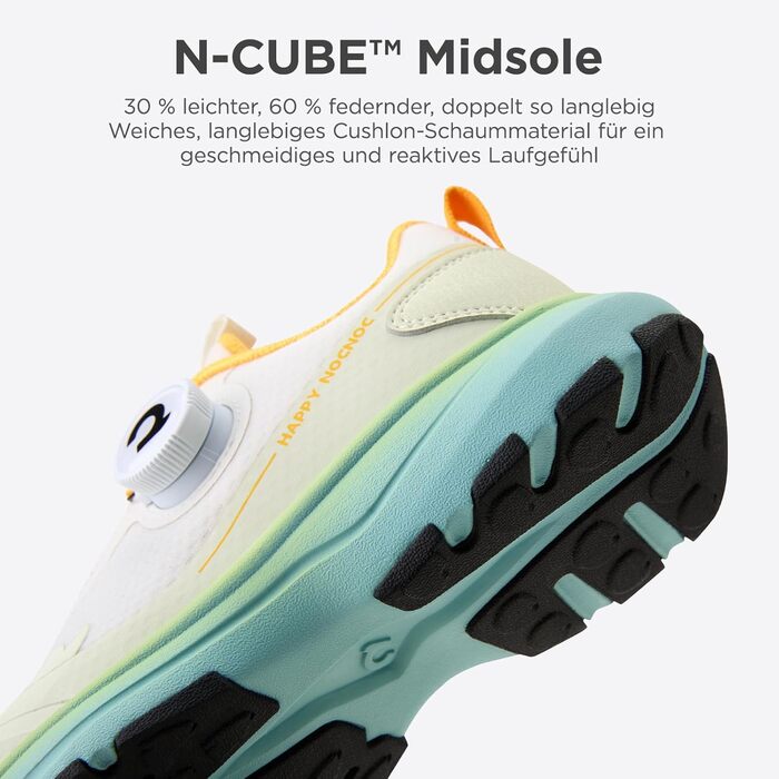 Дитячі кросівки Happy Nochnoc All-MAX – легкі, дихаючі спортивні кросівки з високою амортизацією для тенісу, відпочинку та тренувань. Sakura Rosa, Eisweiß (36 EU)