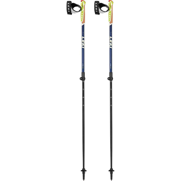 Палиці для скандинавської ходьби LEKI Spin Shark SL, унісекс, білі-зелені, універсальний розмір