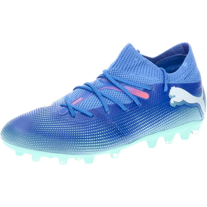 Дитячі футбольні бутси PUMA Future 7 Match Mg Jr (38.5 EU) - Bluemazing/Puma White/Electric Peppermint