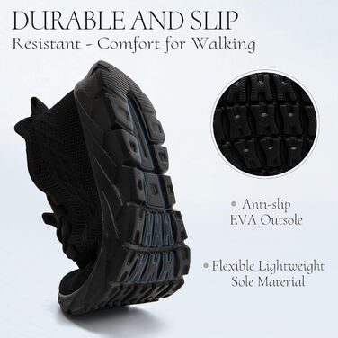 Чоловічі кросівки для бігу та фітнесу. Модель для вулиці та ходьби. Чорний колір, 49 EU