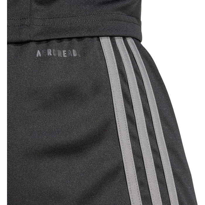Чоловічі футбольні шорти adidas Squadra 25, чорні (Black/Team Grey Four/Pure Ruby), розмір XS