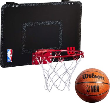 Міні-баскетбольне кільце Wilson NBA для дорослих, чорне, універсальний розмір
