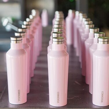 Термобутилка Corkcicle Canteen з трубочкою, потрійна ізоляція, нержавіюча сталь, тримає холод 25+ годин і тепло 12 годин, герметична, багаторазова, BPA-free, для води, яскравий дизайн