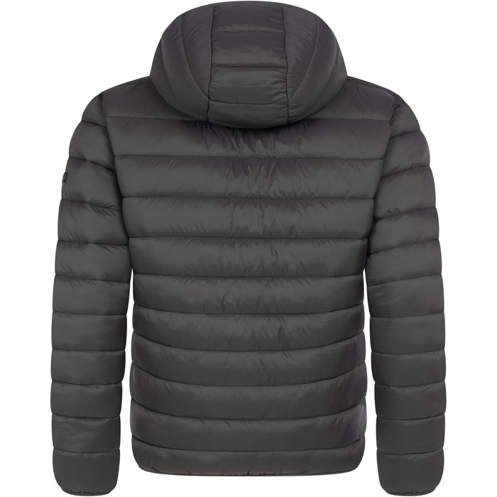 Чоловіча куртка Geographical Norway: тепла, з підкладкою, стеганий дизайн, капюшон, для осені/зими, темно-сірий колір