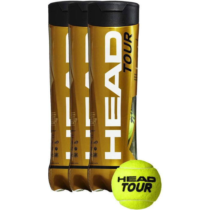 Тенісні м'ячі Head ATP Tour, 12 штук, для турнірів