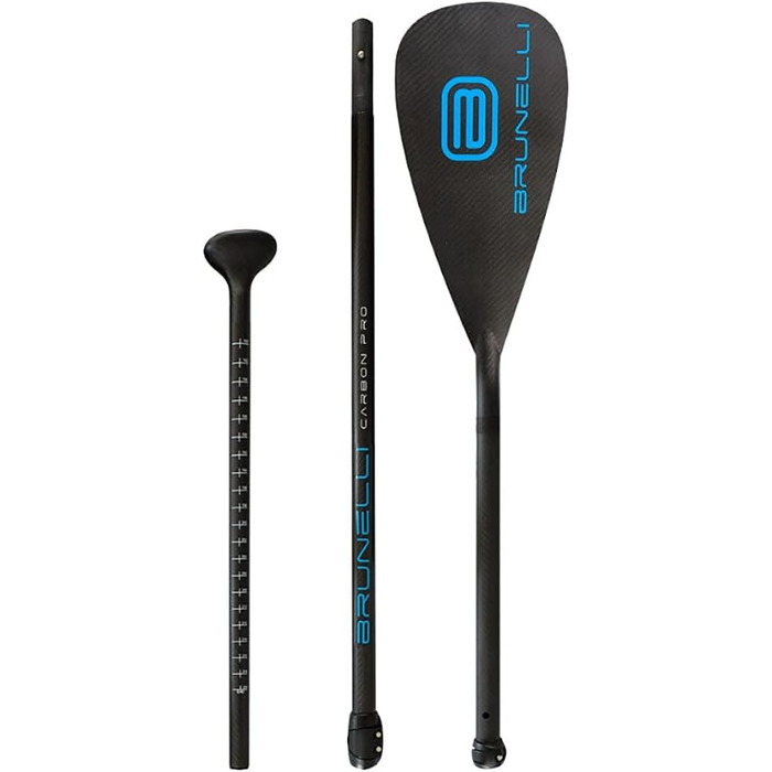 Професійне SUP весло Brunelli Carbon PRO, 3-секційне, надлегке 700 г