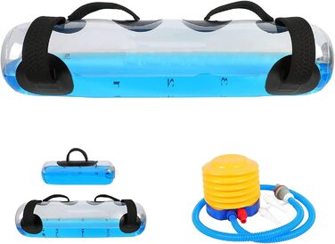 Водяна сумка MuscleForge Aquabag 15-30 кг для фітнесу, кросфіту та силових тренувань, регульована вага, водяний мішок для стабілізації