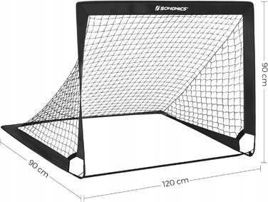 Набір із 2-х дитячих футбольних воріт: складані, переносні, для тренувань та саду (120 см)