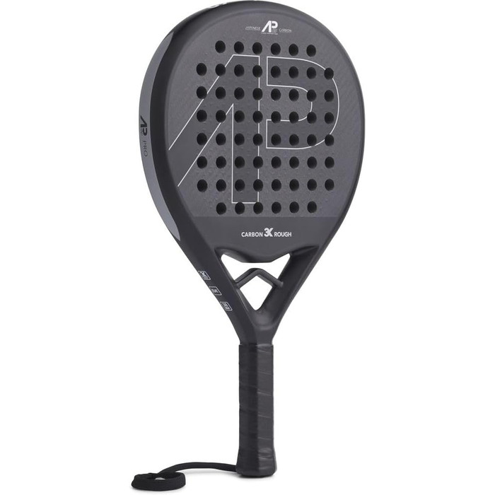 Плече для падел-тенісу Expert: 100% карбон, напівм'який, довговічний, для гри в приміщенні та на вулиці (чорний)