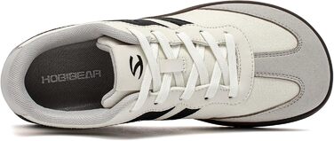 Кросівки HOBIBEAR ретро стиль унісекс бежево-чорні 39 EU. Зручне взуття для щоденного використання з анатомічною колодкою