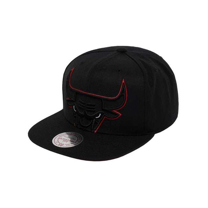 Кепка-снэпбек Mitchell & Ness Chicago Bulls чорна, універсальний розмір