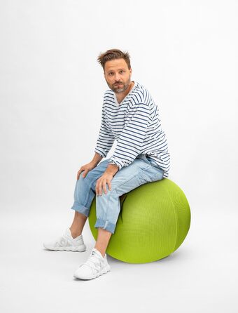 Сидячий м'яч Sitzball з сітчастої тканини, діаметр 65 см