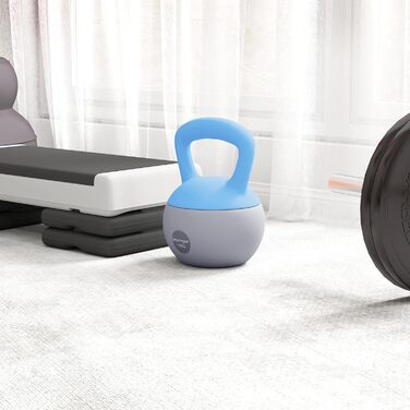 Гантель SPORTNOW Soft Kettlebell 12 кг з нековзким ручним захватом для фітнесу та силових тренувань вдома