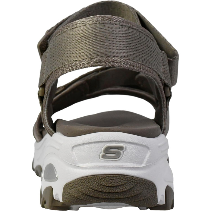 Сандли Skechers D'lites-Fresh Catch на підборах (40 EU, Тауп)