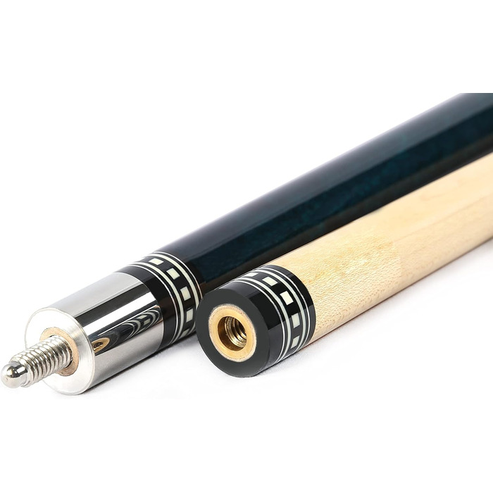 Більярдний кий ASKA L9: канадський клен, ірландське полотно, тверда вершина Le Pro, 18 унцій, синій