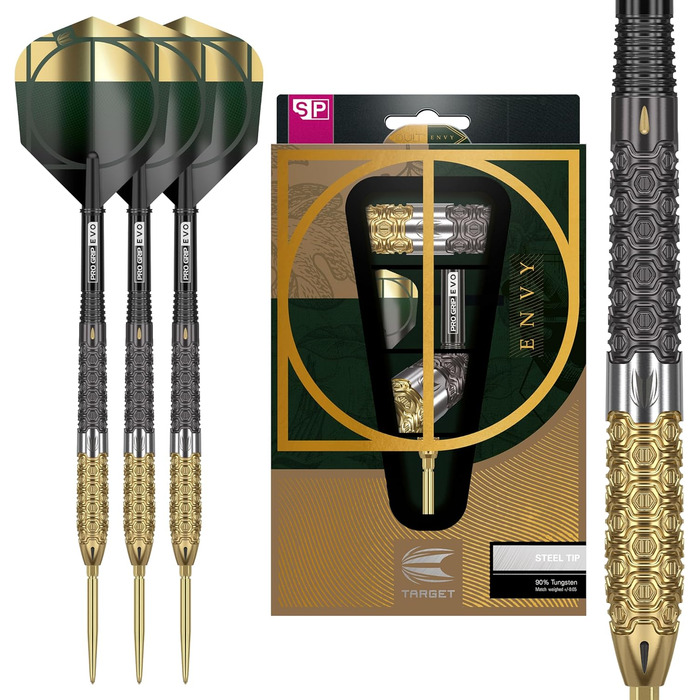 Дротики Target Darts Cult Envy 90% вольфрамові з сталевим вістрям, набір Swiss Point