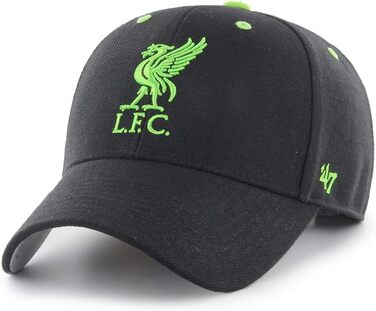 Кепка '47 Brand Relaxed Fit FC Liverpool чорний/лайм