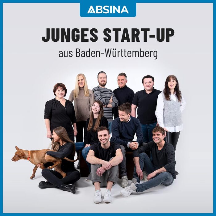 Набір велосипедних LED ліхтарів ABSINA, USB-зарядка, 200 м, 100 Люкс, передній і задній, StVZO, акумуляторні