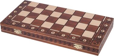 Шахи Consul з дерев'яною дошкою 48x48 см, фігури з дерева